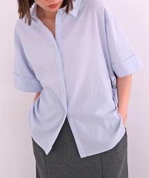 ロールアップボックスシルエットシャツ