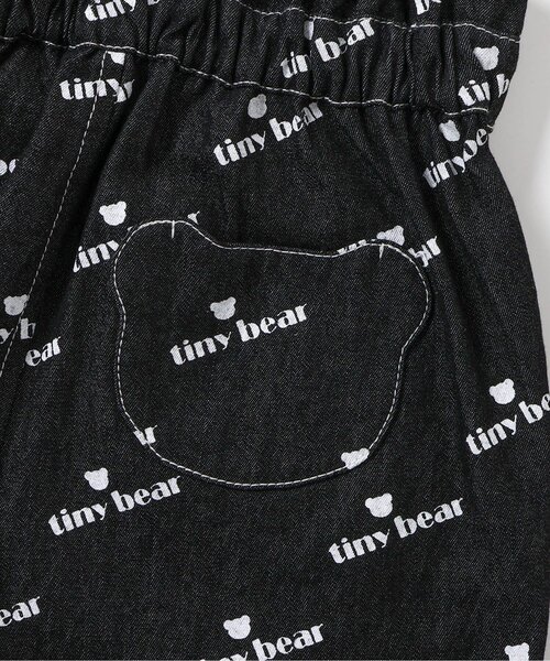 apres les cours(アプレレクール)の「tiny bearサスペンダー付きパンツ(デニムパンツ・キッズ・ブラック・120/110/100/90/80)」の14枚目の写真