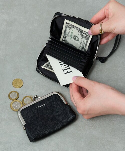 BIRTHDAY BAR(バースデイバー)の「≪がま口が取り外せる!≫ジャバラセパレート財布(財布・レディース・ブラック/ベージュ・0)」の17枚目の写真