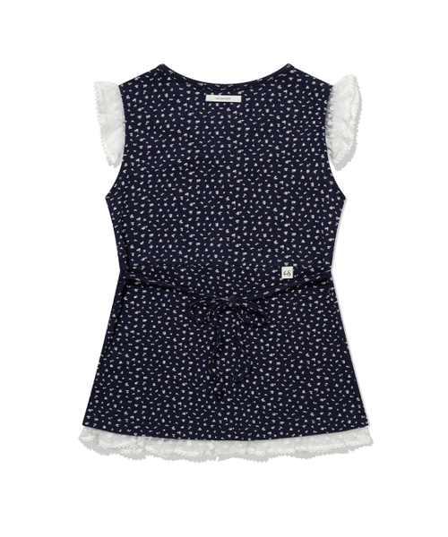 UGLY SHADOW(アグリーシャドウ)の「FLOWER LACE SLEEVELESS(NAVY)(Tシャツ/カットソー・レディース・その他・FREE)」の5枚目の写真