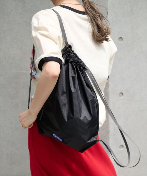 OUTDOOR PRODUCTS(アウトドアプロダクツ)の「RIPSTOP KNAPSACK(バックパック/リュック・レディース・ブラック/ピンク系その他/ブルー系その他/パープル・FREE)」の6枚目の写真