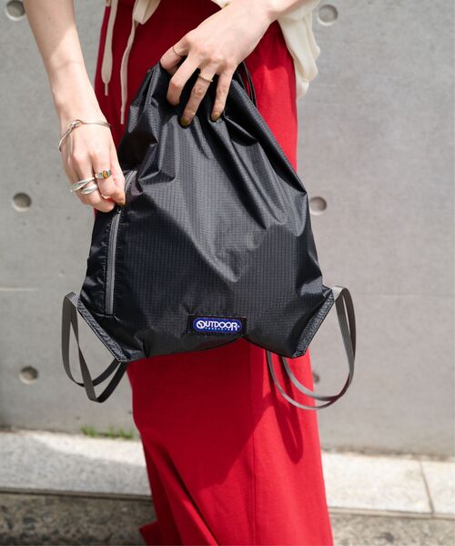 OUTDOOR PRODUCTS(アウトドアプロダクツ)の「RIPSTOP KNAPSACK(バックパック/リュック・レディース・ブラック/ピンク系その他/ブルー系その他/パープル・FREE)」の7枚目の写真