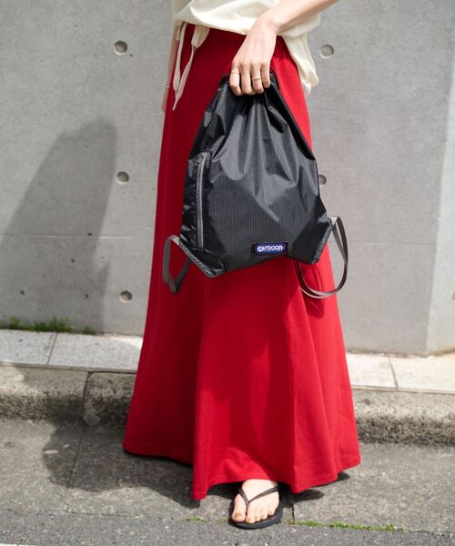 OUTDOOR PRODUCTS(アウトドアプロダクツ)の「RIPSTOP KNAPSACK(バックパック/リュック・レディース・ブラック/ピンク系その他/ブルー系その他/パープル・FREE)」の8枚目の写真