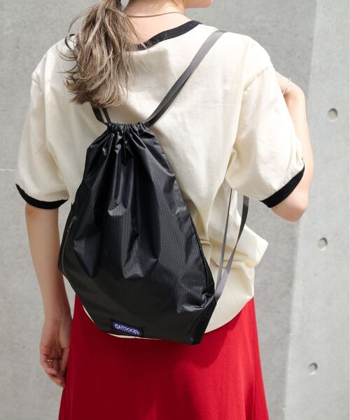 OUTDOOR PRODUCTS(アウトドアプロダクツ)の「RIPSTOP KNAPSACK(バックパック/リュック・レディース・ブラック/ピンク系その他/ブルー系その他/パープル・FREE)」の9枚目の写真