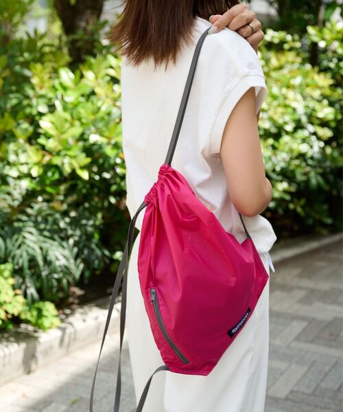 OUTDOOR PRODUCTS(アウトドアプロダクツ)の「RIPSTOP KNAPSACK(バックパック/リュック・レディース・ブラック/ピンク系その他/ブルー系その他/パープル・FREE)」の17枚目の写真