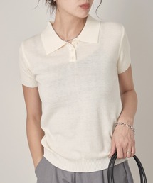 Minimal Knit Polo|ミニマルニットポロ
