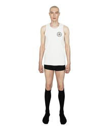 Unisex Circle Logo Sleeveless (OFF WHITE)