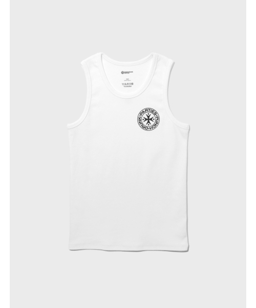 PUNCH DRUNK PARTIES(パンチドランクパーティーズ)の「Unisex Circle Logo Sleeveless (OFF WHITE)(Tシャツ/カットソー・メンズ・その他・1/2/3)」の3枚目の写真