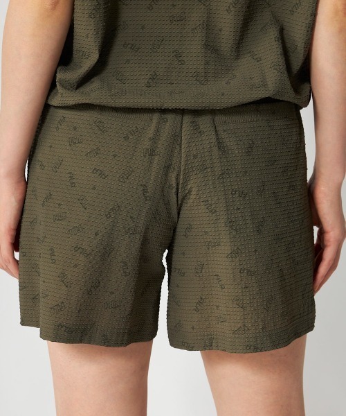 FILA GOLF（フィラゴルフ ）の「【FILA GOLF:フィラゴルフ】レディースサッカー素材キュロットパンツ　ゴルフ（その他パンツ・レディース・ブラック/カーキ/ライトベージュ・X-LARGE/LARGE/MEDIUM）」の20枚目の写真