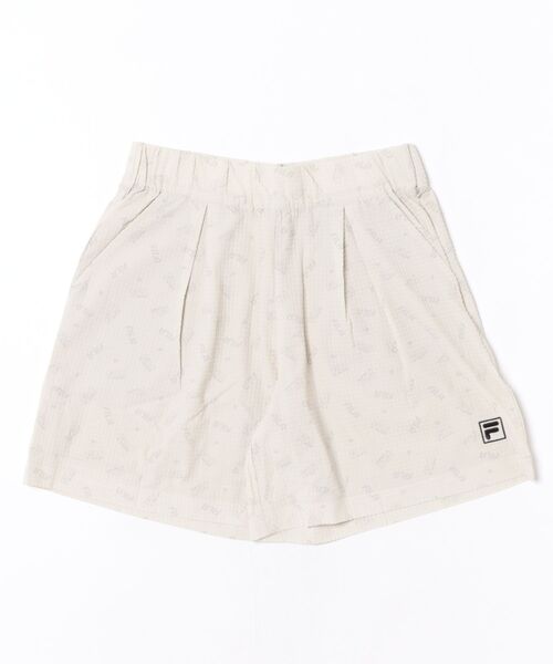 FILA GOLF（フィラゴルフ ）の「【FILA GOLF:フィラゴルフ】レディースサッカー素材キュロットパンツ　ゴルフ（その他パンツ・レディース・ブラック/カーキ/ライトベージュ・X-LARGE/LARGE/MEDIUM）」の10枚目の写真