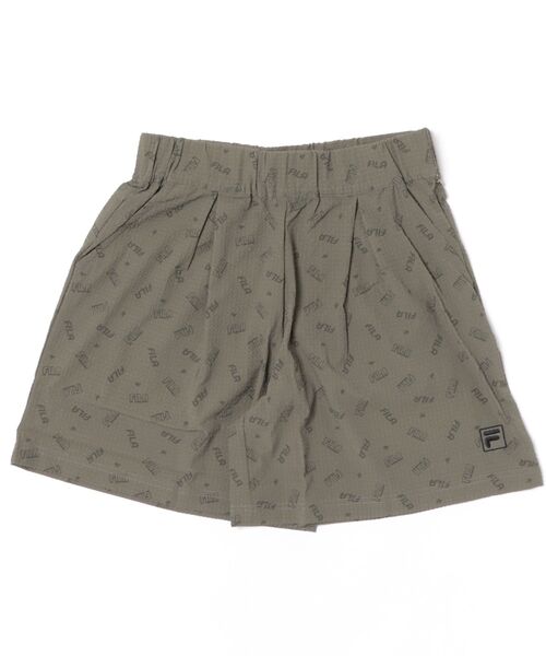FILA GOLF（フィラゴルフ ）の「【FILA GOLF:フィラゴルフ】レディースサッカー素材キュロットパンツ　ゴルフ（その他パンツ・レディース・ブラック/カーキ/ライトベージュ・X-LARGE/LARGE/MEDIUM）」の11枚目の写真