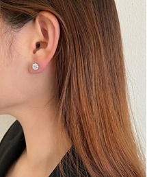 【SGS認証】金属アレルギー対応 サージカルステンレス 一粒ピアス(3/4/5mm)