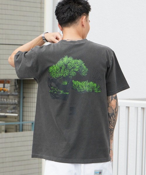 WBSB(ダブルビーエスビー)の「WBSB/ダブルビーエスビー Bonsai S/S TEE 半袖Tシャツ クルーネック プリント メンズ 秋 秋服 2026年秋冬(Tシャツ/カットソー・メンズ・ホワイト/ブラック/グレー・L/XL/M)」の2枚目の写真