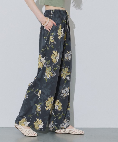coca(coca)(コカ)の「レーヨンナチュラルフラワーパンツ(その他パンツ・レディース・その他・LONG/MEDIUM/SHORT)」の6枚目の写真