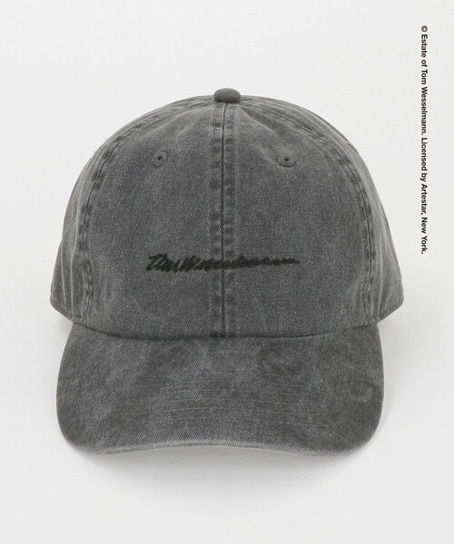 BEAUTY&YOUTH UNITED ARROWS（ビューティーアンドユースユナイテッドアローズ）の「＜Tom Wesselmann × BEAUTY&YOUTH＞name キャップ ダークグレー（キャップ・メンズ・ダークグレー・FREE）」の2枚目の写真
