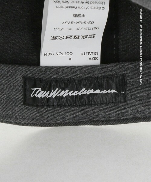 BEAUTY&YOUTH UNITED ARROWS（ビューティーアンドユースユナイテッドアローズ）の「＜Tom Wesselmann × BEAUTY&YOUTH＞name キャップ ダークグレー（キャップ・メンズ・ダークグレー・FREE）」の11枚目の写真