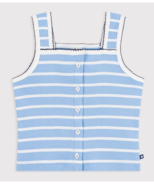 2×2リブ編みタンクトップ（タンクトップ）｜PETIT BATEAU（プチバトー