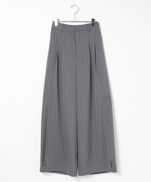 PAGEBOY（ページボーイ）の「【イージーケア/接触冷感/UVカット/セットアップ対応】シフトセットワイドパンツ（スラックス・レディース・ネイビー系/グレー系その他/ブラック・FREE）」の13枚目の写真