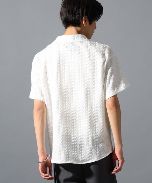 LAND MUSEUM(ランドミュージアム)の「LAND MUSEUM/無地柄シャツ(シャツ/ブラウス・メンズ・ホワイト/ブラック・LARGE/MEDIUM)」の9枚目の写真