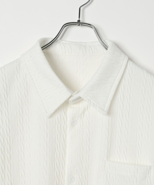 LAND MUSEUM(ランドミュージアム)の「LAND MUSEUM/無地柄シャツ(シャツ/ブラウス・メンズ・ホワイト/ブラック・LARGE/MEDIUM)」の15枚目の写真