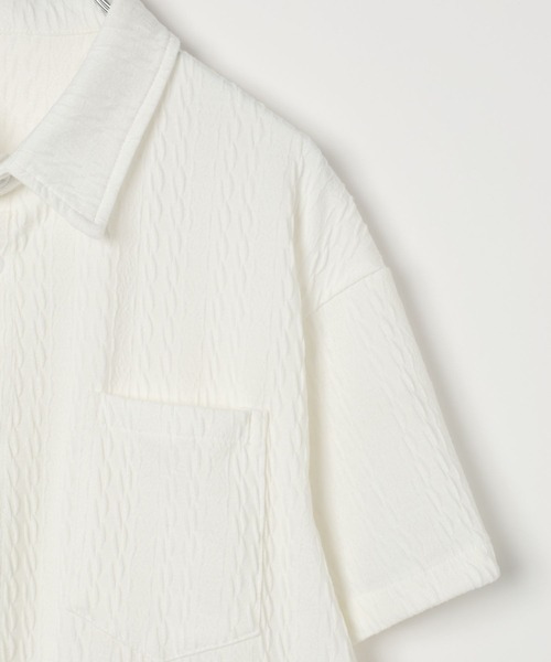 LAND MUSEUM(ランドミュージアム)の「LAND MUSEUM/無地柄シャツ(シャツ/ブラウス・メンズ・ホワイト/ブラック・LARGE/MEDIUM)」の16枚目の写真