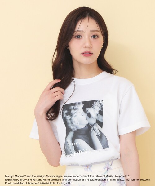 index(インデックス)の「マリリン・モンロー/アソートTシャツ【洗濯機OK】(Tシャツ/カットソー・レディース・ホワイト系/ホワイト/オフホワイト・00)」の3枚目の写真
