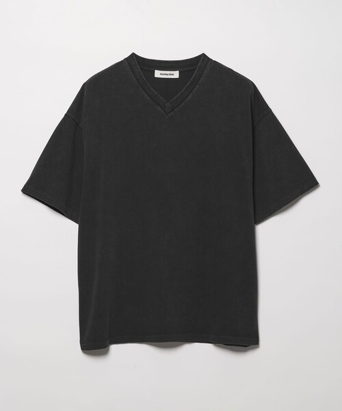 MONKEY TIME（モンキータイム）の「ウォッシュド Vネック Tシャツ（Tシャツ/カットソー・メンズ・ブラック/コバルトブルー・L/M/S/XL）」の16枚目の写真
