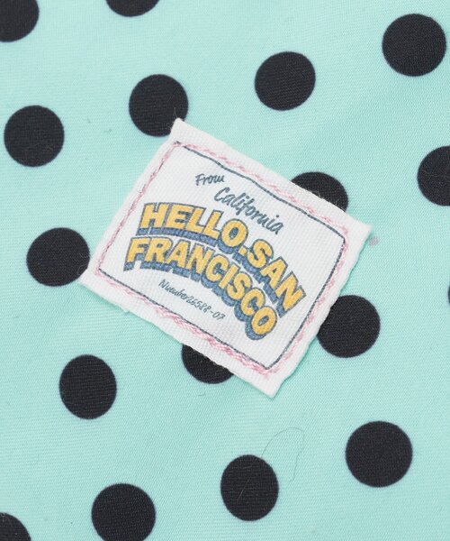 CIAOPANIC(チャオパニック)の「【HELLO.SANFRANCISCO/ハローサンフランシスコ】ドット巾着付きクリアバッグ(トートバッグ・レディース・グリーン/ブラウン・ONE SIZE)」の14枚目の写真