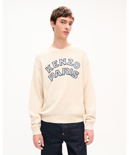 KENZO(ケンゾー)の「'KENZO Paris Emblem' ジャンパー イン ウール コットン(その他トップス・メンズ・ホワイト系その他・LARGE/MEDIUM/SMALL)」の2枚目の写真