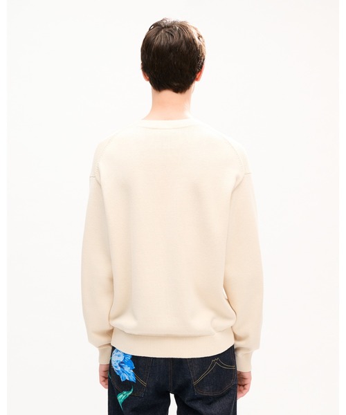 KENZO(ケンゾー)の「'KENZO Paris Emblem' ジャンパー イン ウール コットン(その他トップス・メンズ・ホワイト系その他・LARGE/MEDIUM/SMALL)」の3枚目の写真