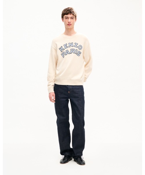 KENZO(ケンゾー)の「'KENZO Paris Emblem' ジャンパー イン ウール コットン(その他トップス・メンズ・ホワイト系その他・LARGE/MEDIUM/SMALL)」の4枚目の写真