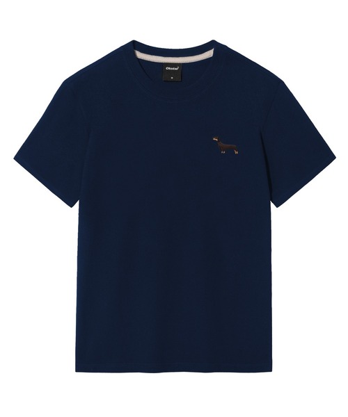 OKSTAR（オクスター）の「ダックスフント刺繍半袖（Tシャツ/カットソー・レディース・ホワイト/ブラック/ダークグレー/グレー/ネイビー/ベージュ/ダークグリーン/チャコール/ダークブルー/クリーム/ライトグレー/ライトベージュ/カーキ・SMALL/LARGE/MEDIUM/X-LARGE/2XL/3XL/4XL）」の12枚目の写真