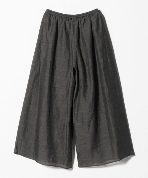 UNITED ARROWS(ユナイテッドアローズ)の「ギャザー フレアパンツ ‐ウォッシャブル‐(その他パンツ・レディース・ダークブラウン/オフホワイト/ターコイズブルー系・38/36)」の16枚目の写真