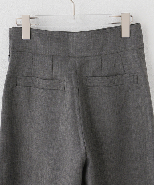GANNI(ガニー)の「GANNI / ガニー Wool Melange Suiting Low Waisted B(その他パンツ・レディース・チャコールグレー・34/32)」の3枚目の写真