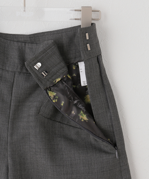GANNI(ガニー)の「GANNI / ガニー Wool Melange Suiting Low Waisted B(その他パンツ・レディース・チャコールグレー・34/32)」の6枚目の写真