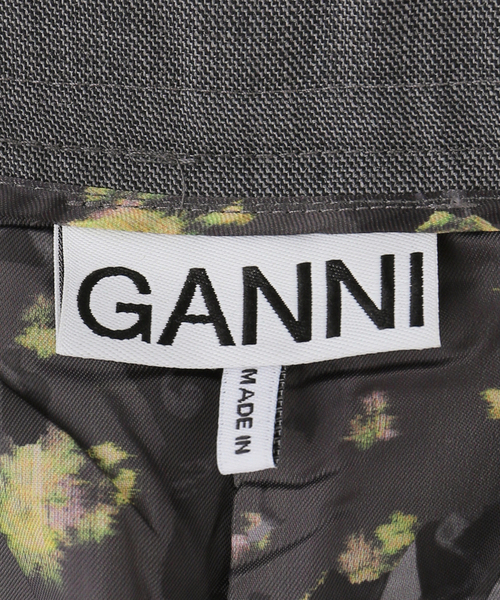 GANNI(ガニー)の「GANNI / ガニー Wool Melange Suiting Low Waisted B(その他パンツ・レディース・チャコールグレー・34/32)」の8枚目の写真