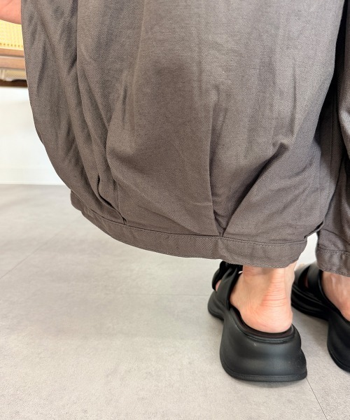 RCD(アールシーディー)の「綿麻キュロットピエロパンツ(その他パンツ・レディース・ベージュ/ブラック/チャコールグレー・L/M/3L/LL/4L)」の19枚目の写真