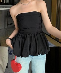 バックシャーリングバルーントップス