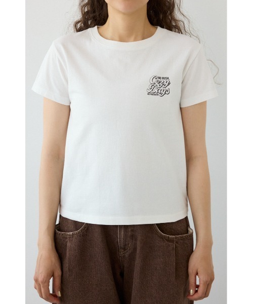 RODEO CROWNS WIDE BOWL（ロデオクラウンズワイドボウル）の「Doodle Cozy days Tシャツ（Tシャツ/カットソー・レディース・ブラック/オフホワイト/レッド・FREE）」の17枚目の写真