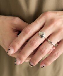 《WEB限定/スターリングシルバー使用》スルーハートリング