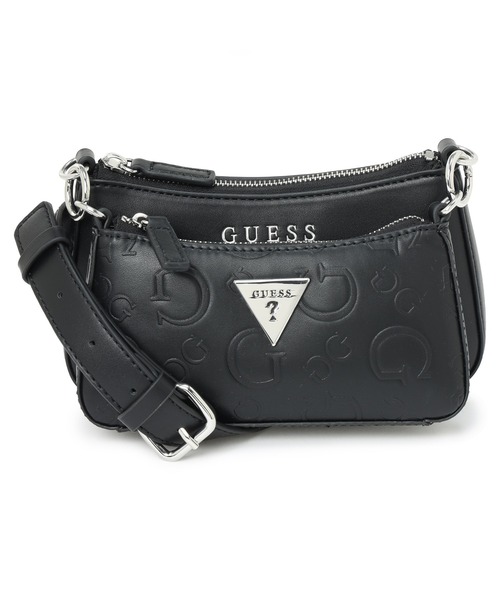 Guess（ゲス）の「HOLLY Mini Crossbody ショルダーバッグ（ショルダーバッグ・レディース・ブルー/ブラック・ONE SIZE）」の2枚目の写真