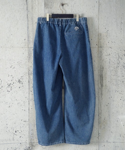 DEVILOCK(デビロック)の「DEVILOCK Light Denim Two-Tuck Wide Pants(その他パンツ・メンズ・ブラック/ネイビー・LARGE/MEDIUM)」の6枚目の写真