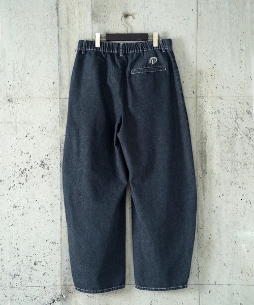 DEVILOCK(デビロック)の「DEVILOCK Light Denim Two-Tuck Wide Pants(その他パンツ・メンズ・ブラック/ネイビー・LARGE/MEDIUM)」の8枚目の写真