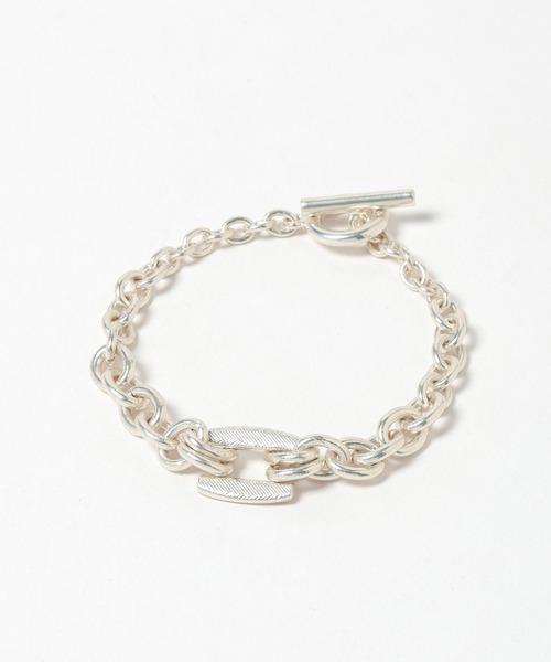 BLAYMORE（ブレイモア）の「【BLAYMORE】Letter Chain Bracelet / チェーンブレスレット（ブレスレット・メンズ・シルバー・1/2）」の11枚目の写真