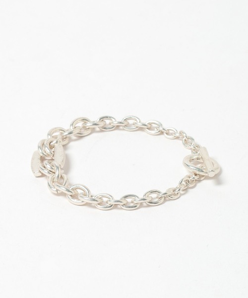 BLAYMORE（ブレイモア）の「【BLAYMORE】Letter Chain Bracelet / チェーンブレスレット（ブレスレット・メンズ・シルバー・1/2）」の12枚目の写真