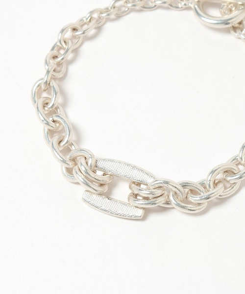 BLAYMORE（ブレイモア）の「【BLAYMORE】Letter Chain Bracelet / チェーンブレスレット（ブレスレット・メンズ・シルバー・1/2）」の14枚目の写真