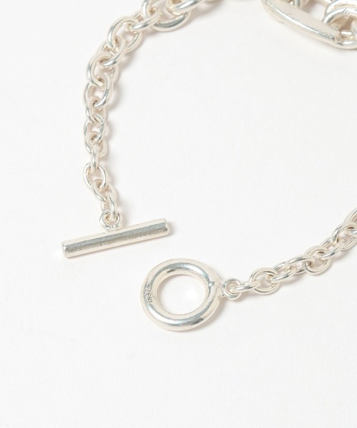 BLAYMORE（ブレイモア）の「【BLAYMORE】Letter Chain Bracelet / チェーンブレスレット（ブレスレット・メンズ・シルバー・1/2）」の15枚目の写真