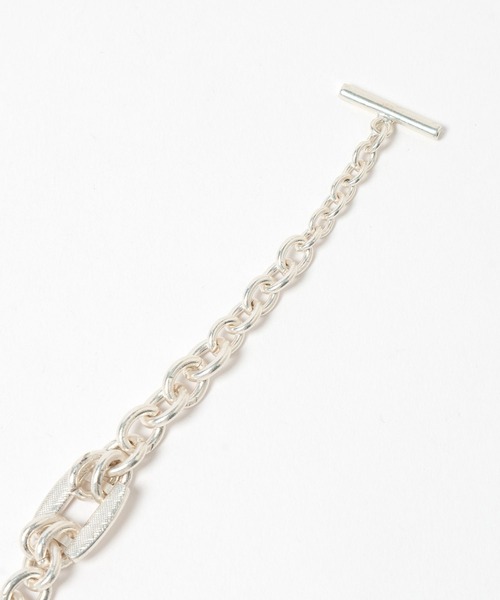 BLAYMORE（ブレイモア）の「【BLAYMORE】Letter Chain Bracelet / チェーンブレスレット（ブレスレット・メンズ・シルバー・1/2）」の16枚目の写真