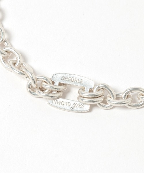 BLAYMORE（ブレイモア）の「【BLAYMORE】Letter Chain Bracelet / チェーンブレスレット（ブレスレット・メンズ・シルバー・1/2）」の21枚目の写真