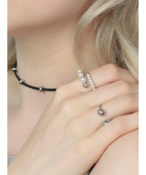 Bilan(ビラン)の「【BILAN】Spiral Pearl Ring/スパイラルパールリング(リング・レディース・ゴールド/シルバー・FREE)」の21枚目の写真